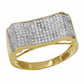 10KT Gents Diamond Ring 0.50ct