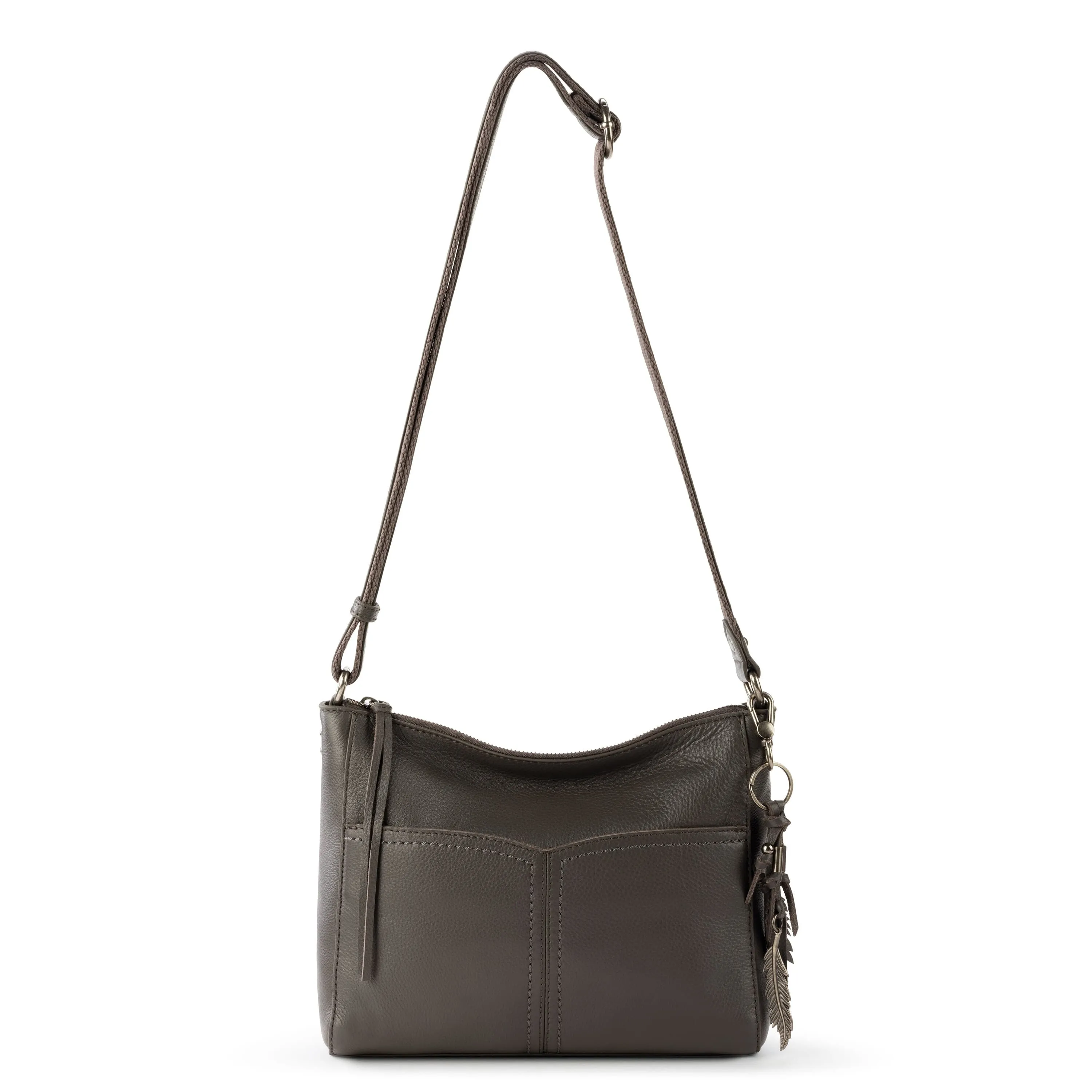 Alameda Crossbody - Leather - Slate