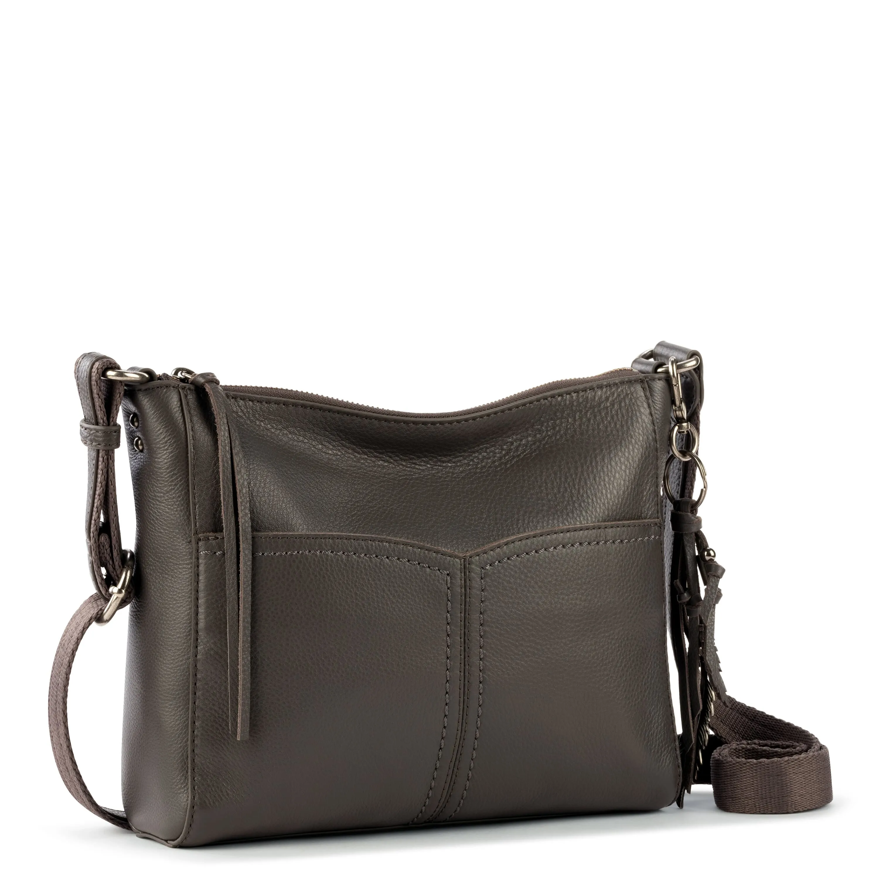 Alameda Crossbody - Leather - Slate
