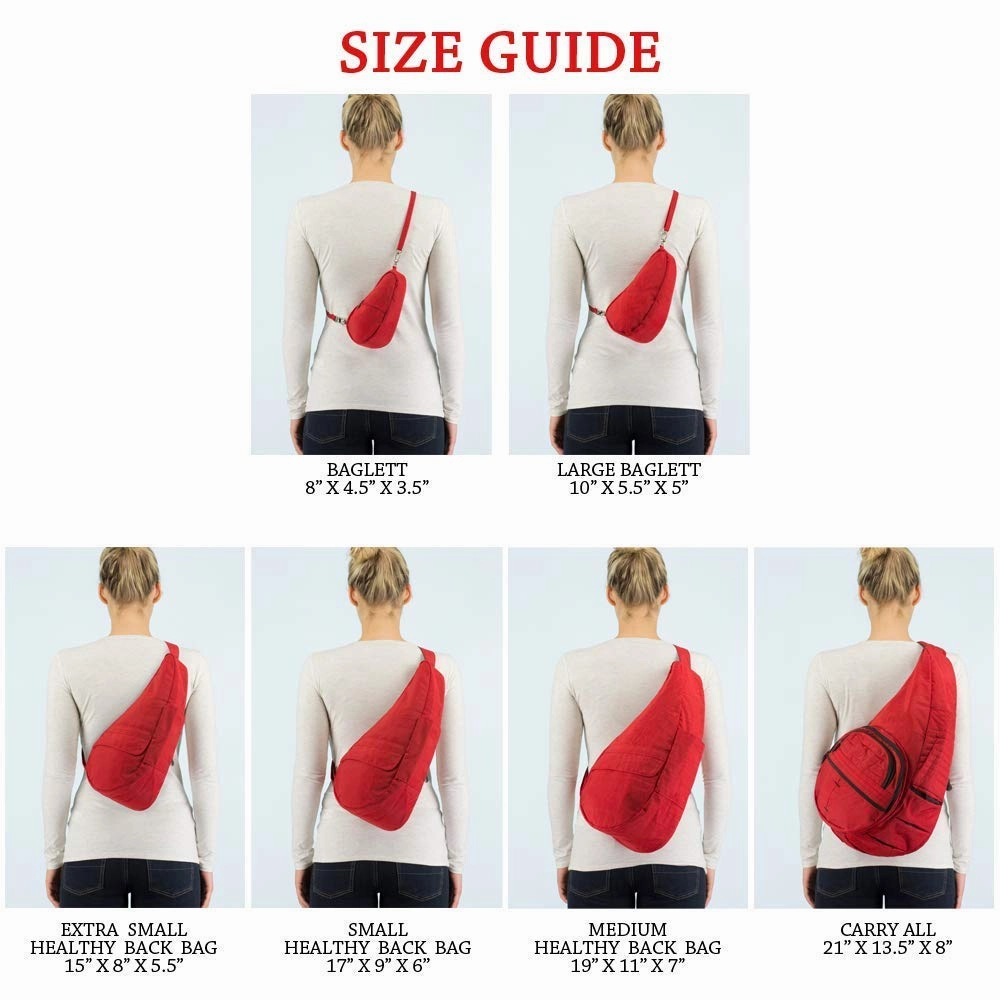 AmeriBag Healthy Back Bag Distressed Nylon X-Small