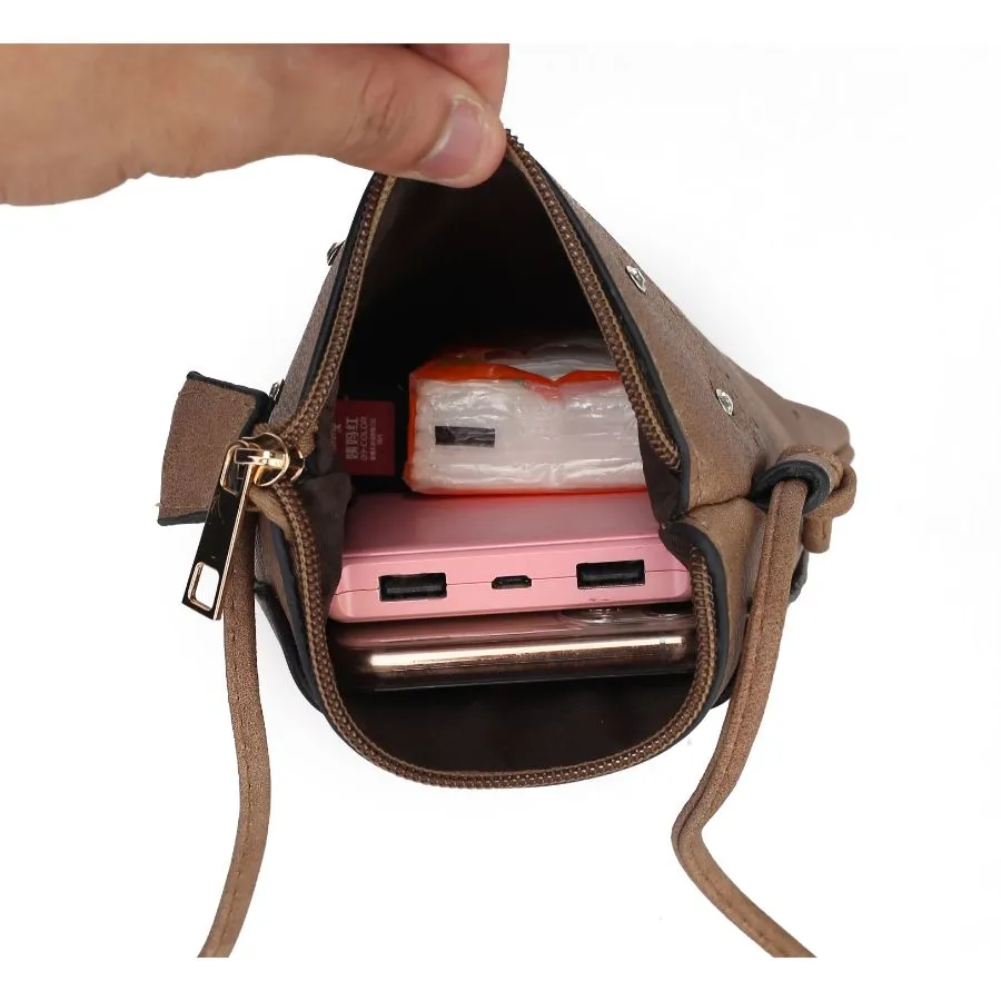 Arlett Vegan Leather Crossbody Handbag