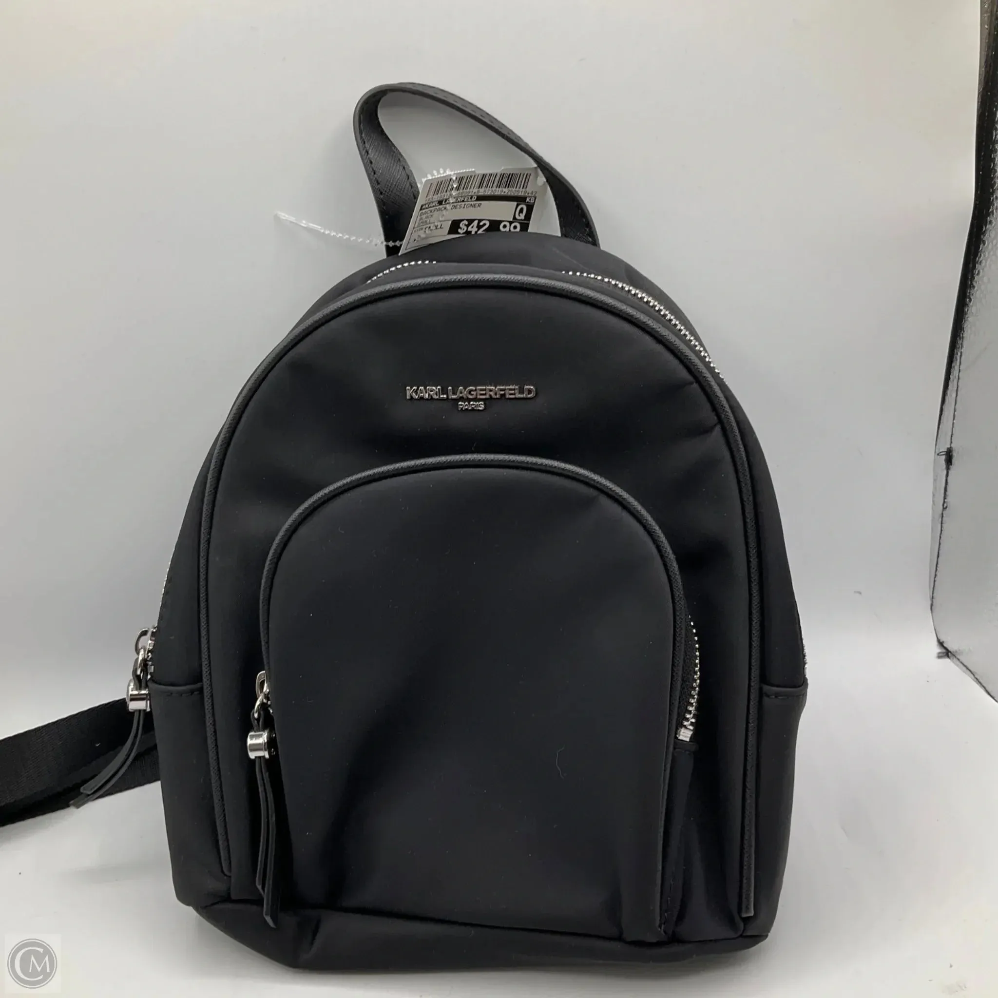 Backpack Designer By Karl Lagerfeld, Size: Small
