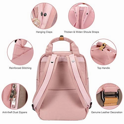 Backpack Purse for Women Waterproof Girls Bookbags Elementary School College Laptop Bag