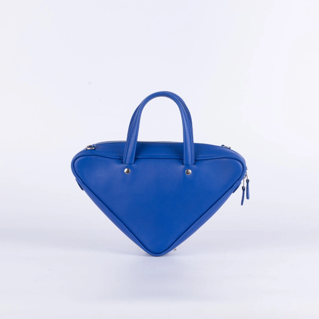 Balenciaga Blue Triangle Duffle Bag