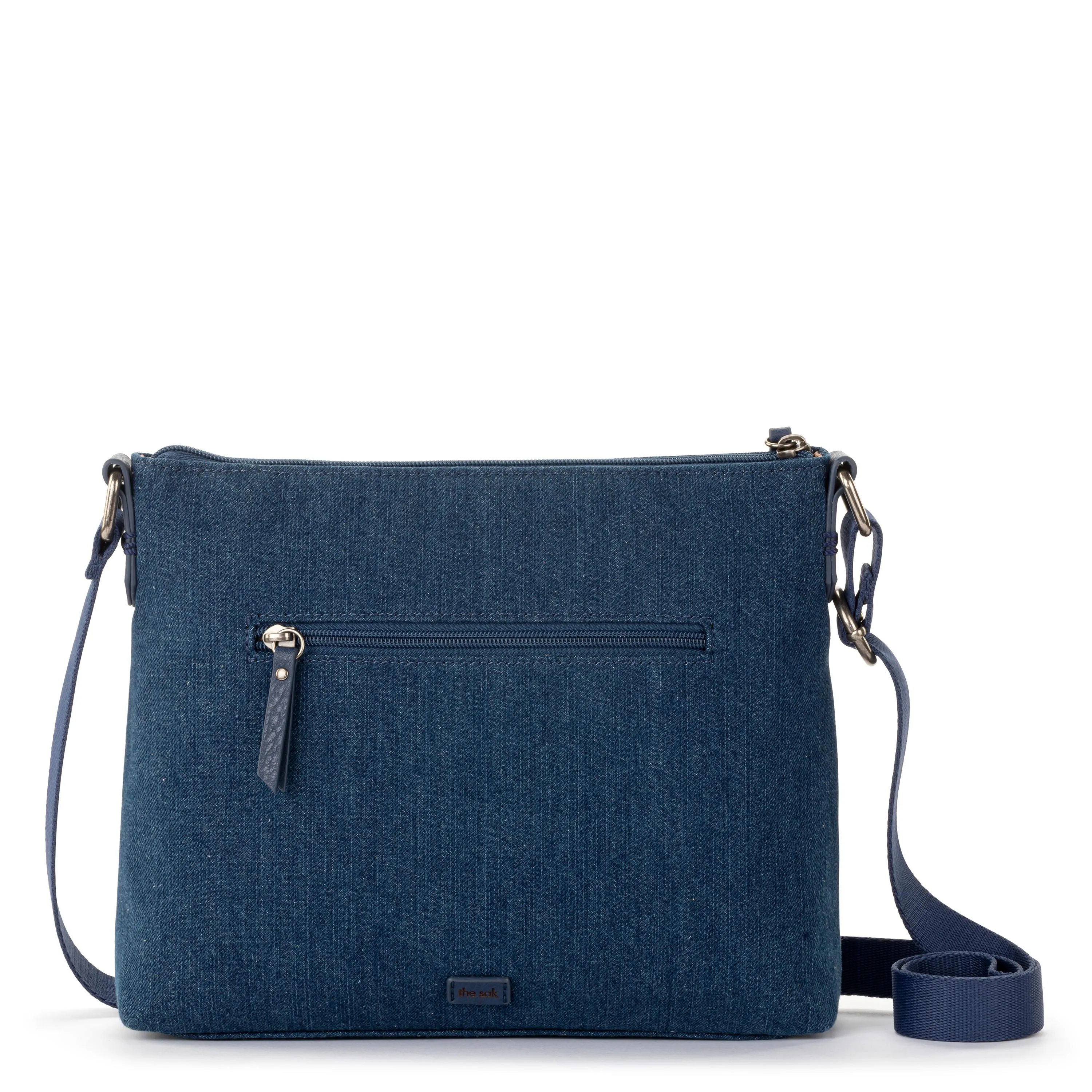 Basic Crossbody - Denim - Reef Seascape Embroidery