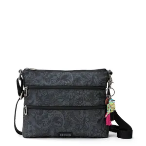 Basic Crossbody - EcoTwill - Black Spirit Desert