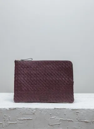 BATU L Dark Maroon Twill Pouch