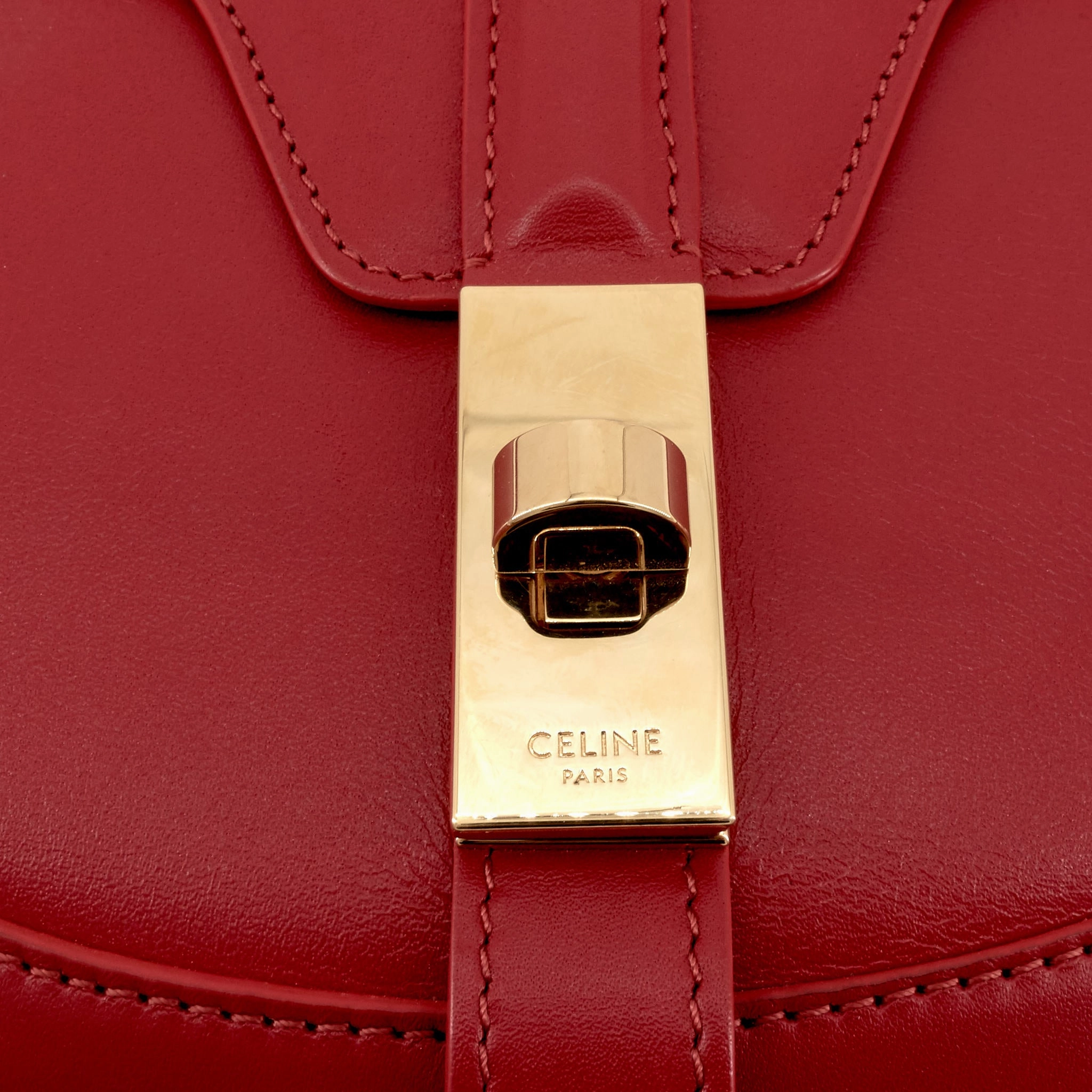 Besace 16 Small Satinated Leather Bag