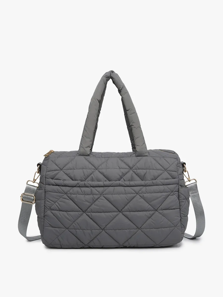 Billie Vegan Quilted Satchel