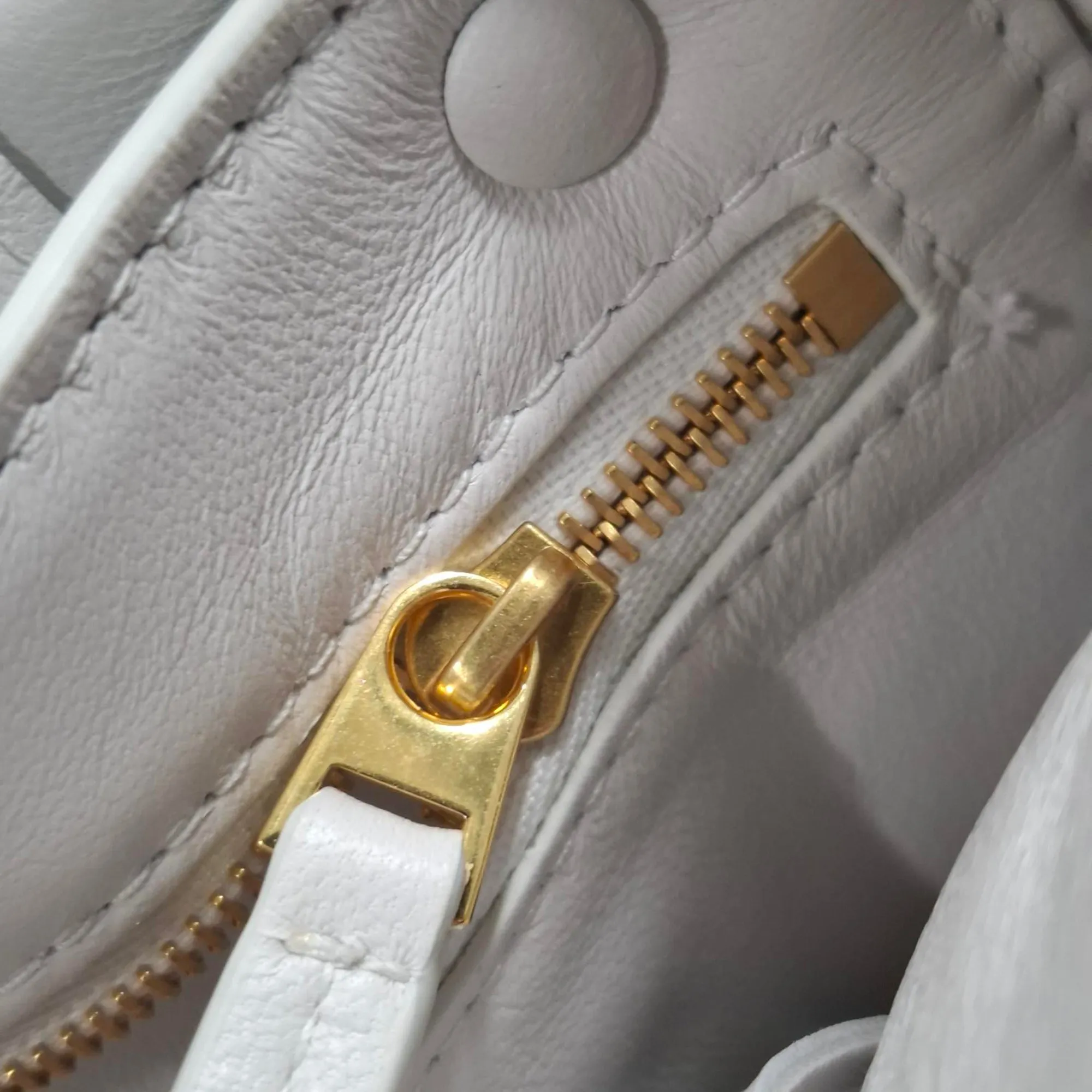 Bottega Veneta Padded Cassette Shoulder Bag in White Leather