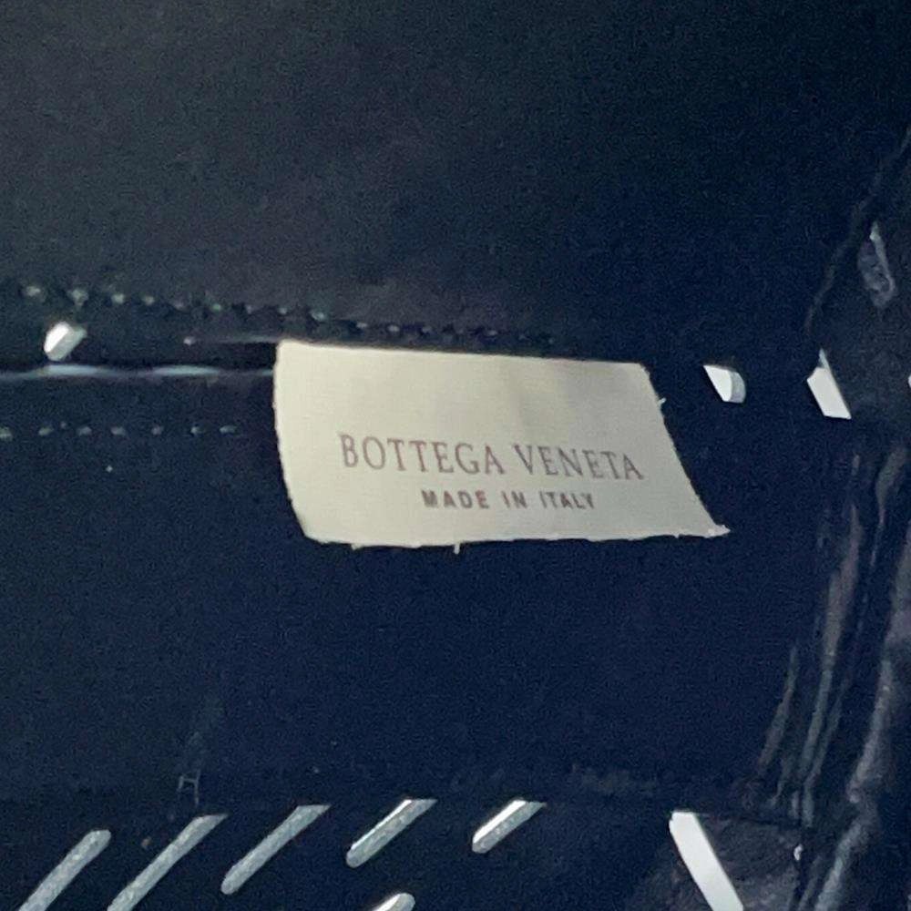 Bottega Veneta Drawstring Bucket Shoulder Black Leather