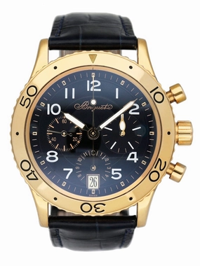 Breguet Type XX 3820 Black Dial Mens Watch
