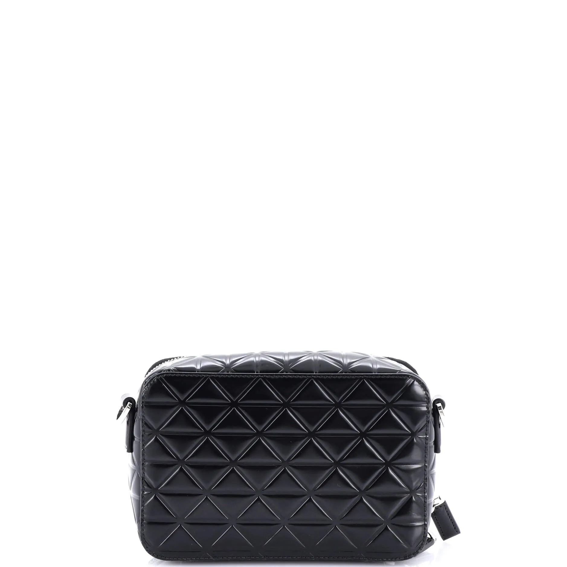 Brique Camera Crossbody Bag Embossed Leather