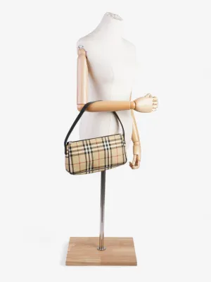 Burberry Check Shoulder Bag Nova Check PVC