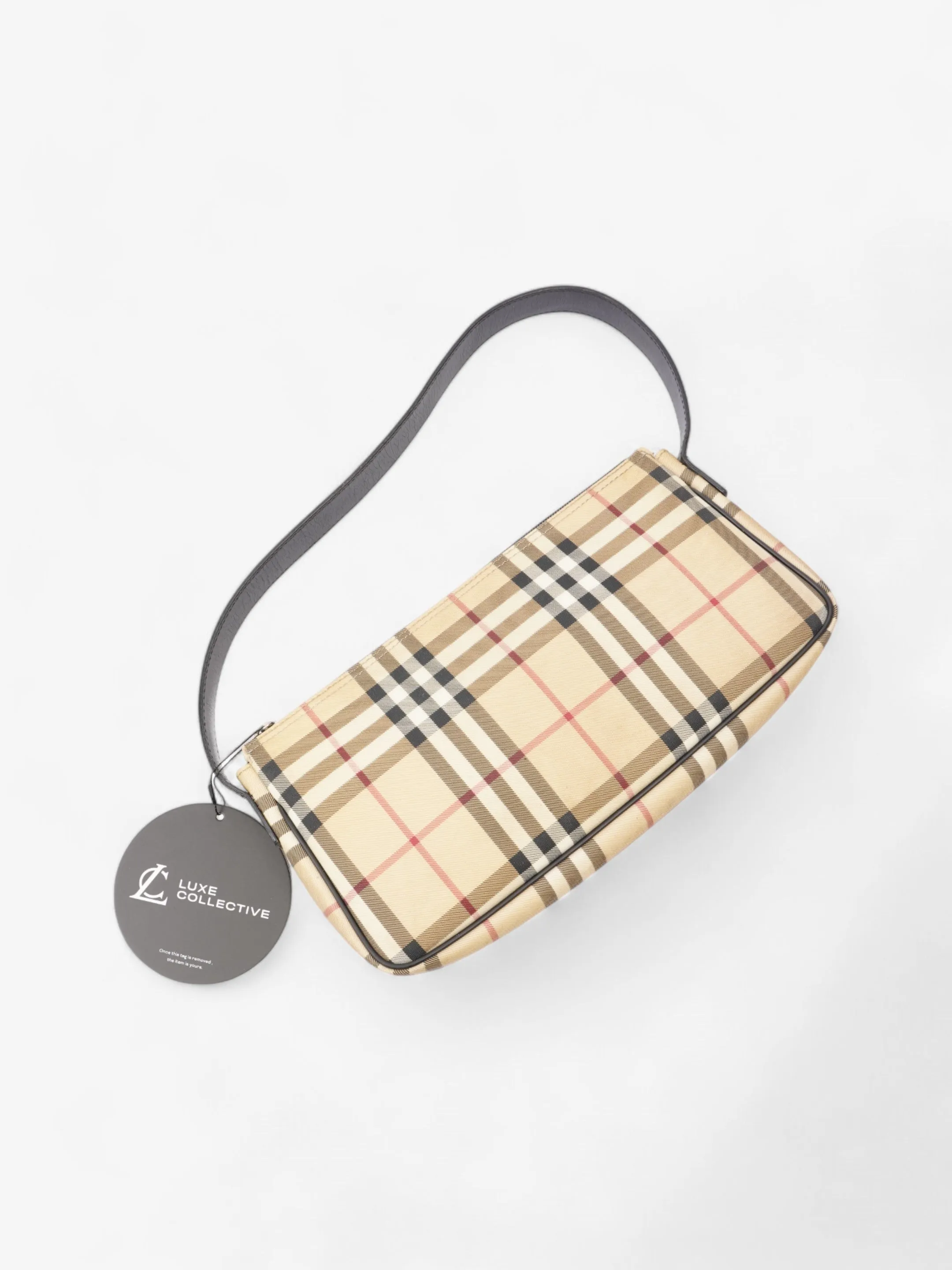 Burberry Check Shoulder Bag Nova Check PVC