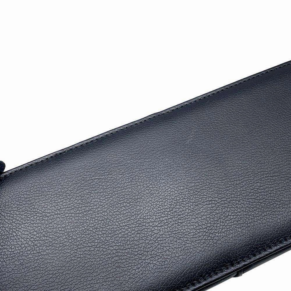 BURBERRY Nova Check Shoulder Bag Black Leather