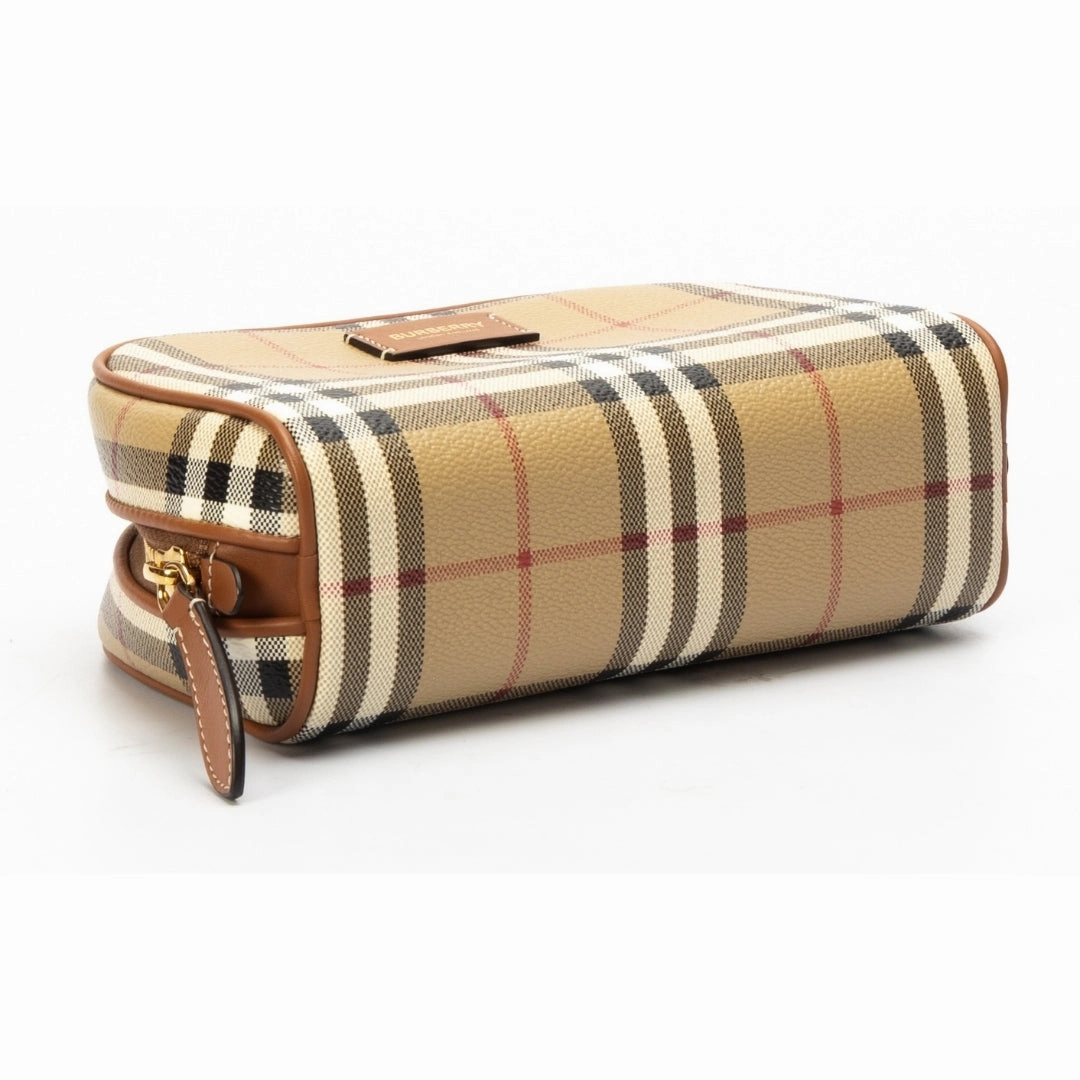 Burberry Small Check Travel Pouch