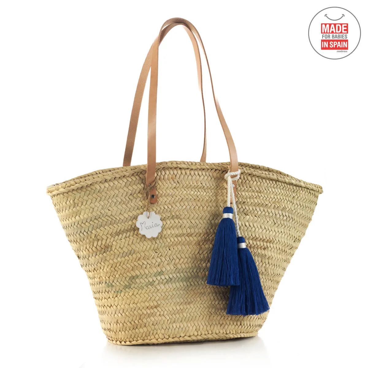 Cambrass Palm Beach Basket Tassel Azulon