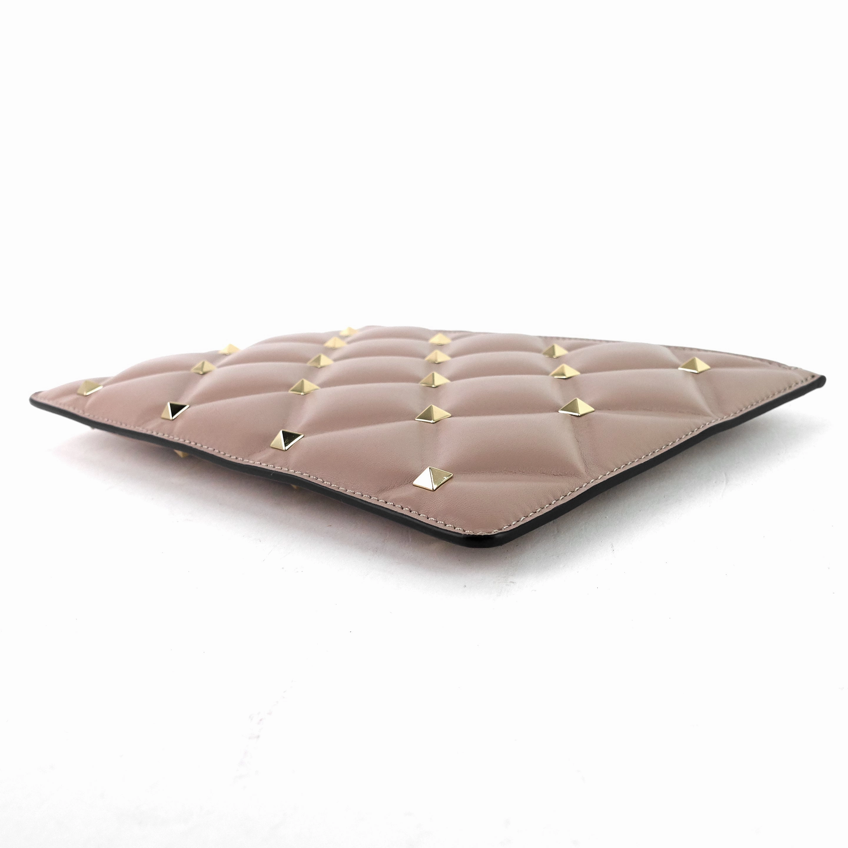 Candystud Small Leather Clutch Bag