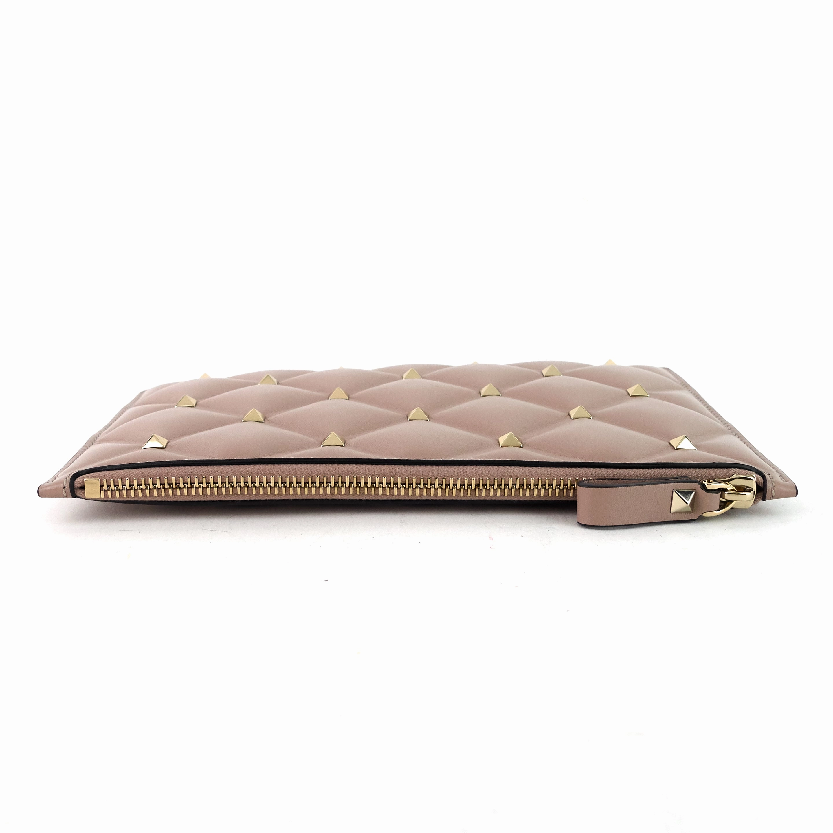 Candystud Small Leather Clutch Bag