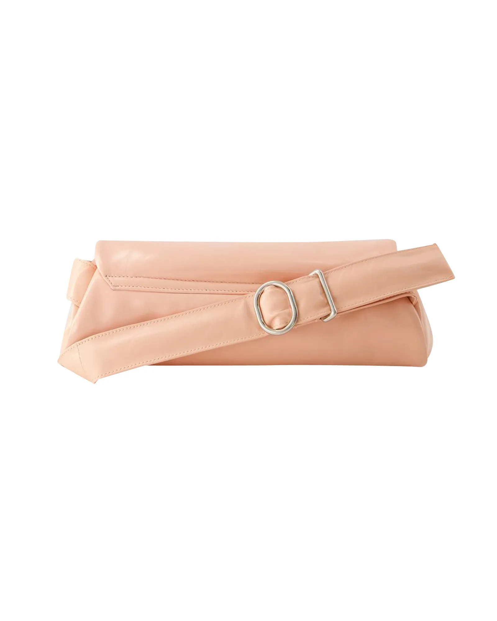 Cannolo Grande Padded Hobo Bag - Jil Sander - Leather - Peach Pearl