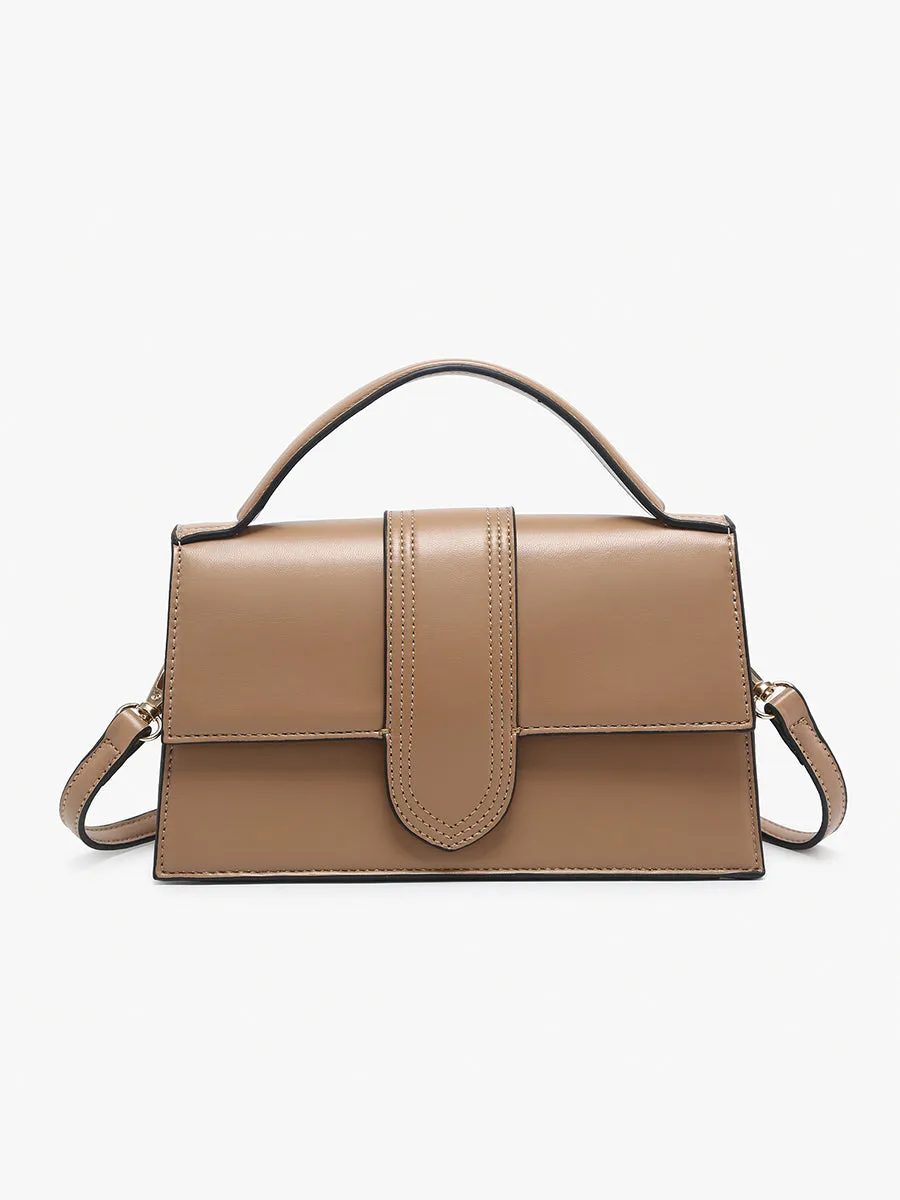 Capri Vegan Metallic Clutch