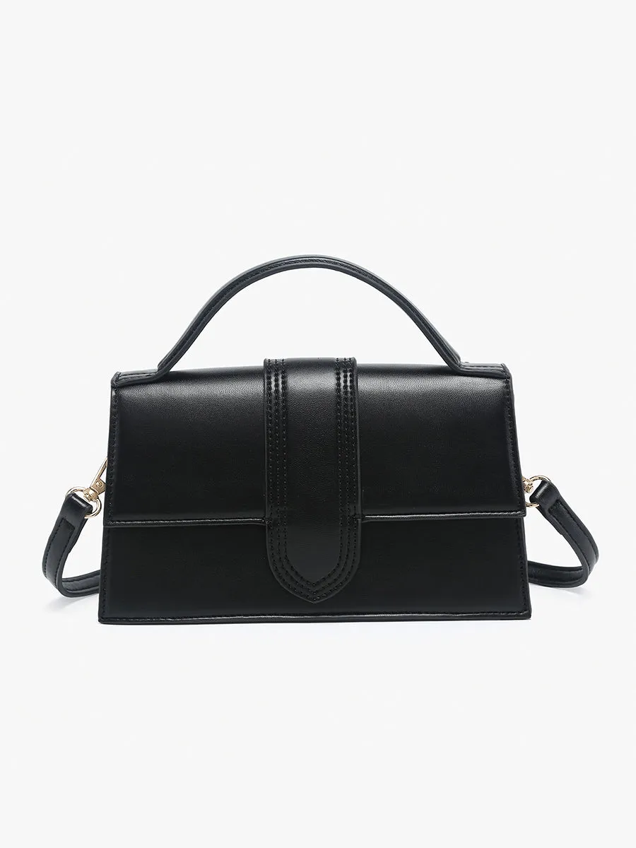 Capri Vegan Metallic Clutch