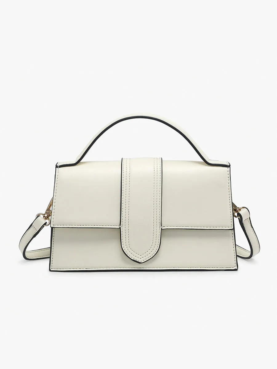 Capri Vegan Metallic Clutch