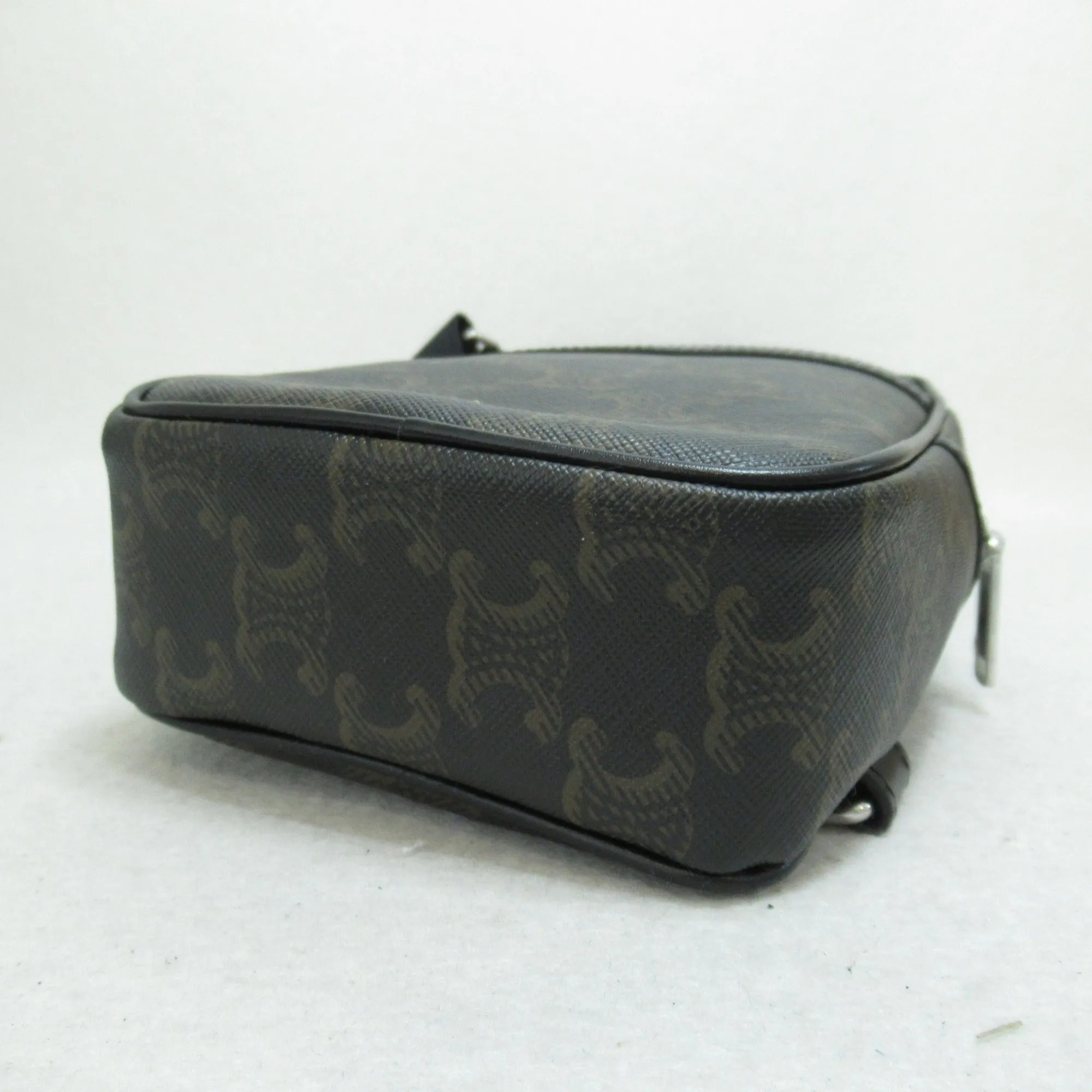 Celine Crossbody bag Shoulder Bag Black PVC coated canvas 111632EU138SI