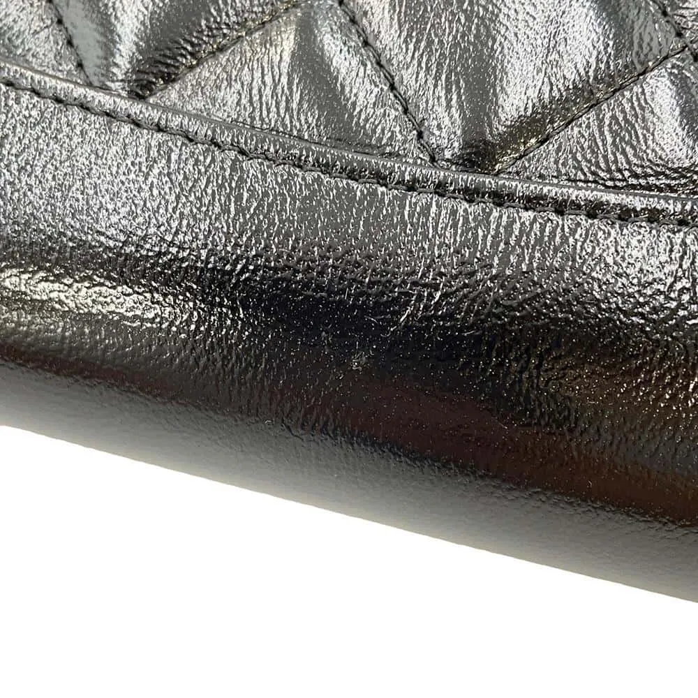 CHANEL CHANEL31 ChainShoulder Bag Black AP3656 Shiny Calf Leather Size Mini