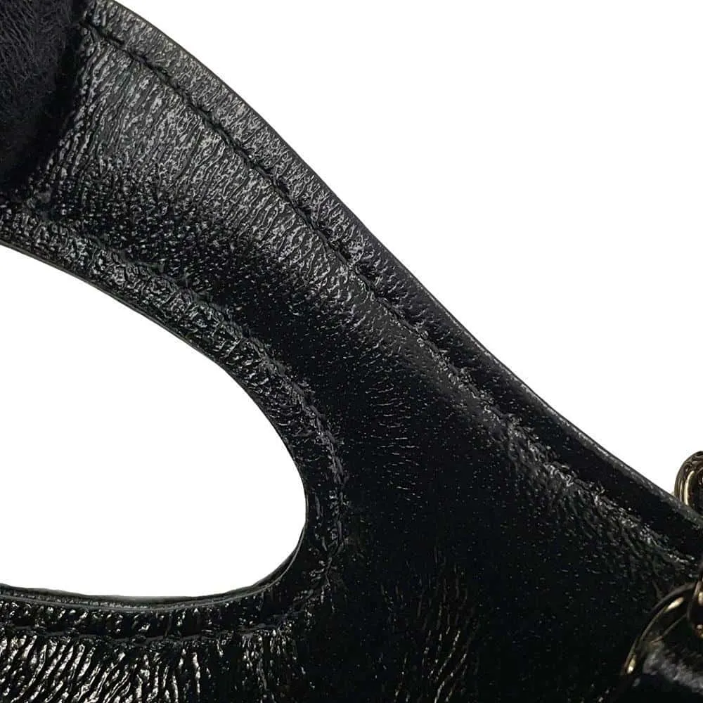 CHANEL CHANEL31 ChainShoulder Bag Black AP3656 Shiny Calf Leather Size Mini