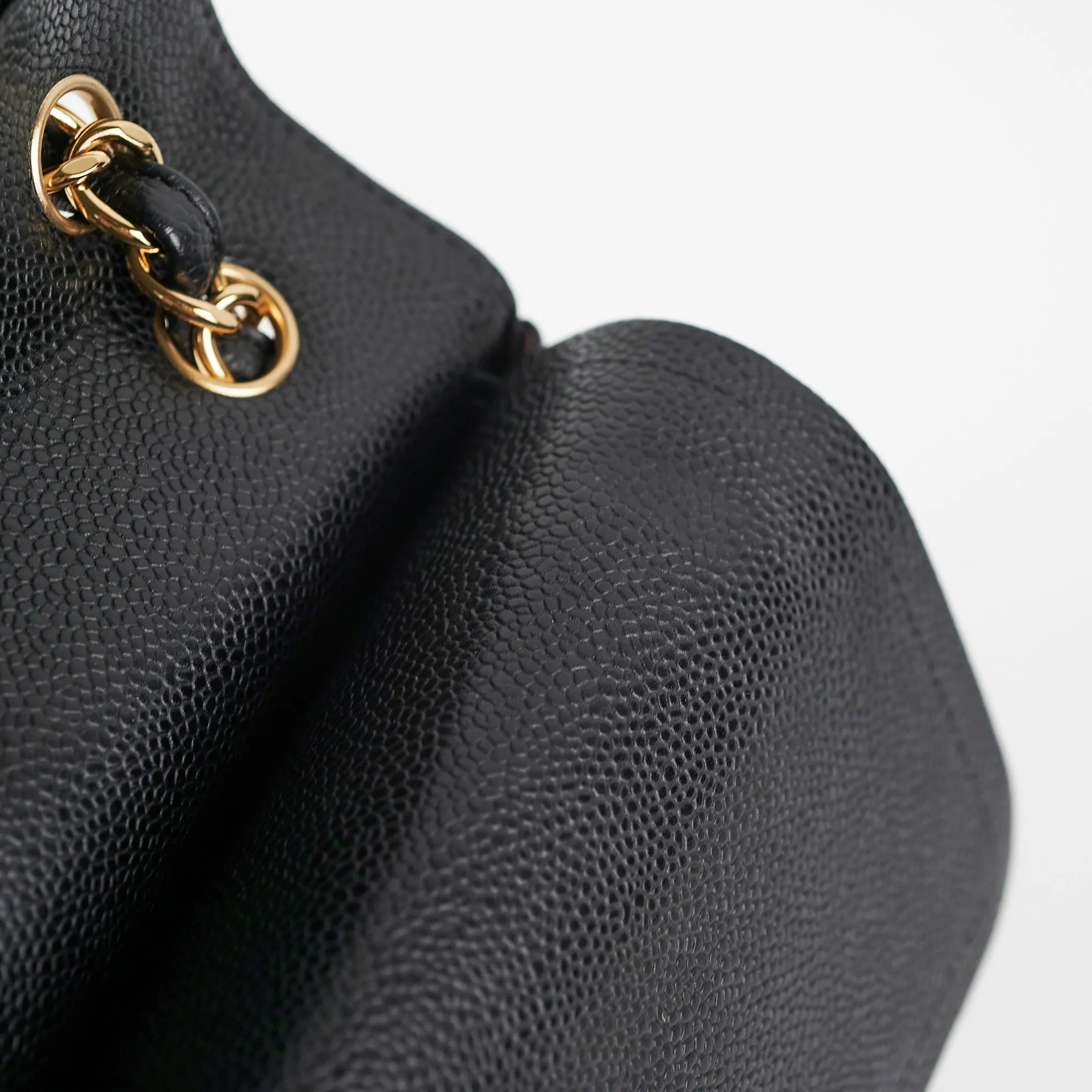 Chanel Classic Flap Jumbo Caviar Black Shoulder Bag