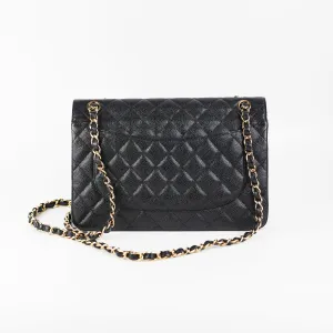 Chanel Classic Flap Jumbo Caviar Black Shoulder Bag
