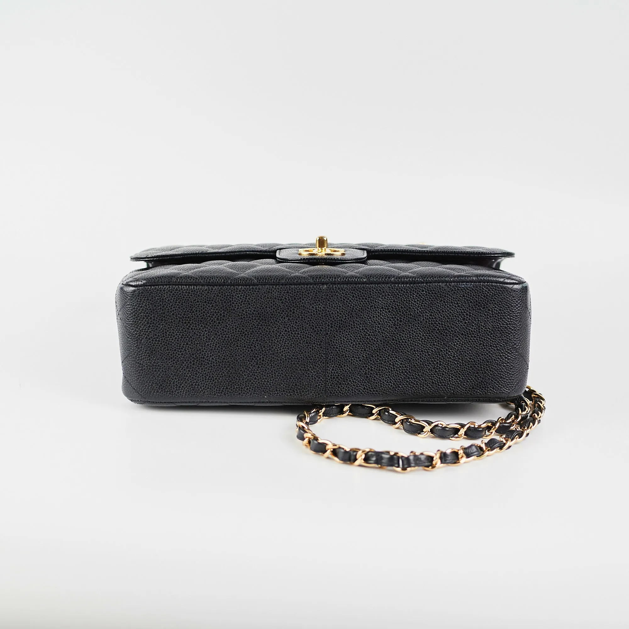 Chanel Classic Flap Jumbo Caviar Black Shoulder Bag