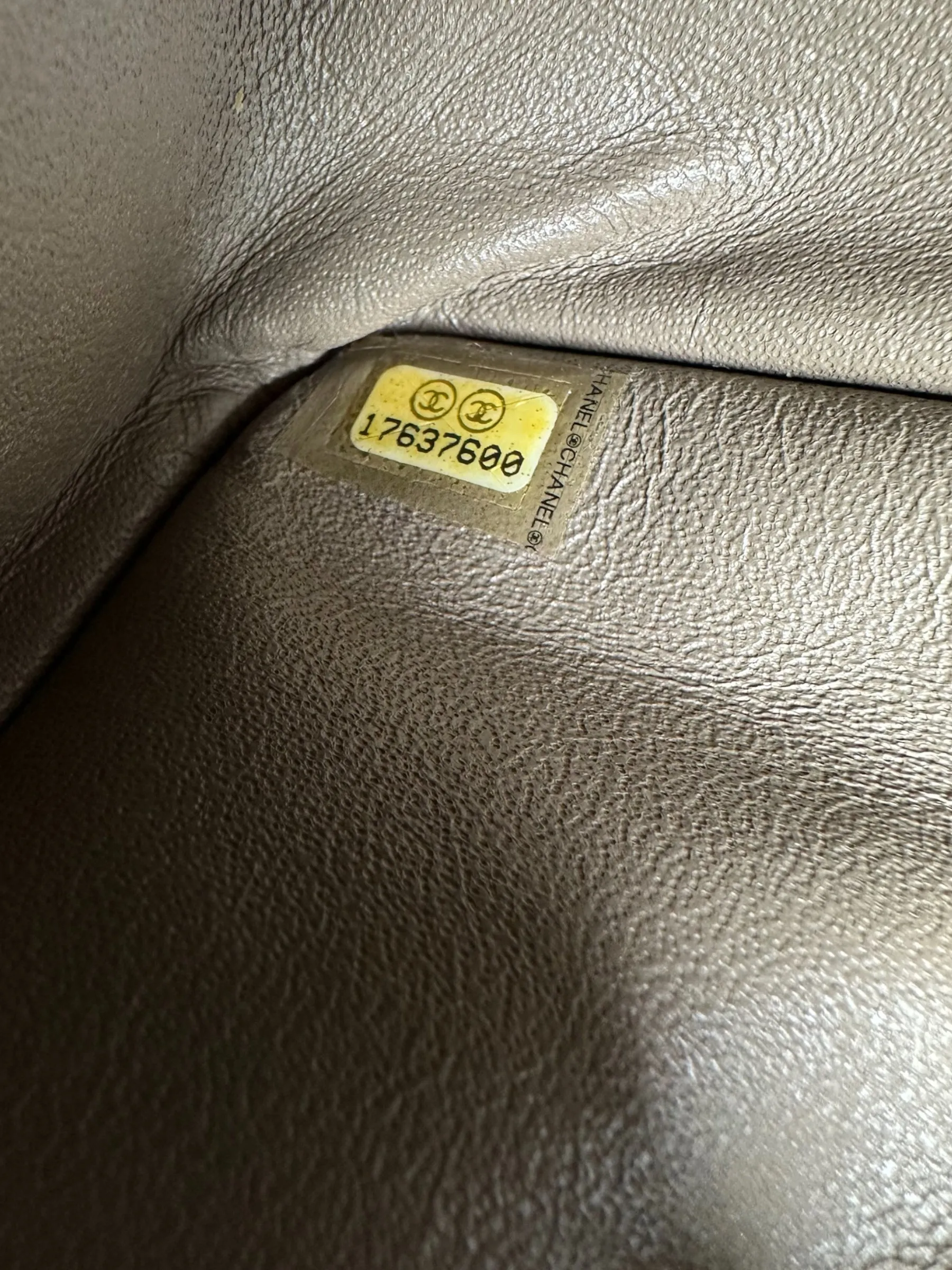 Chanel Khaki Calfskin Leather 2.55 Reissue