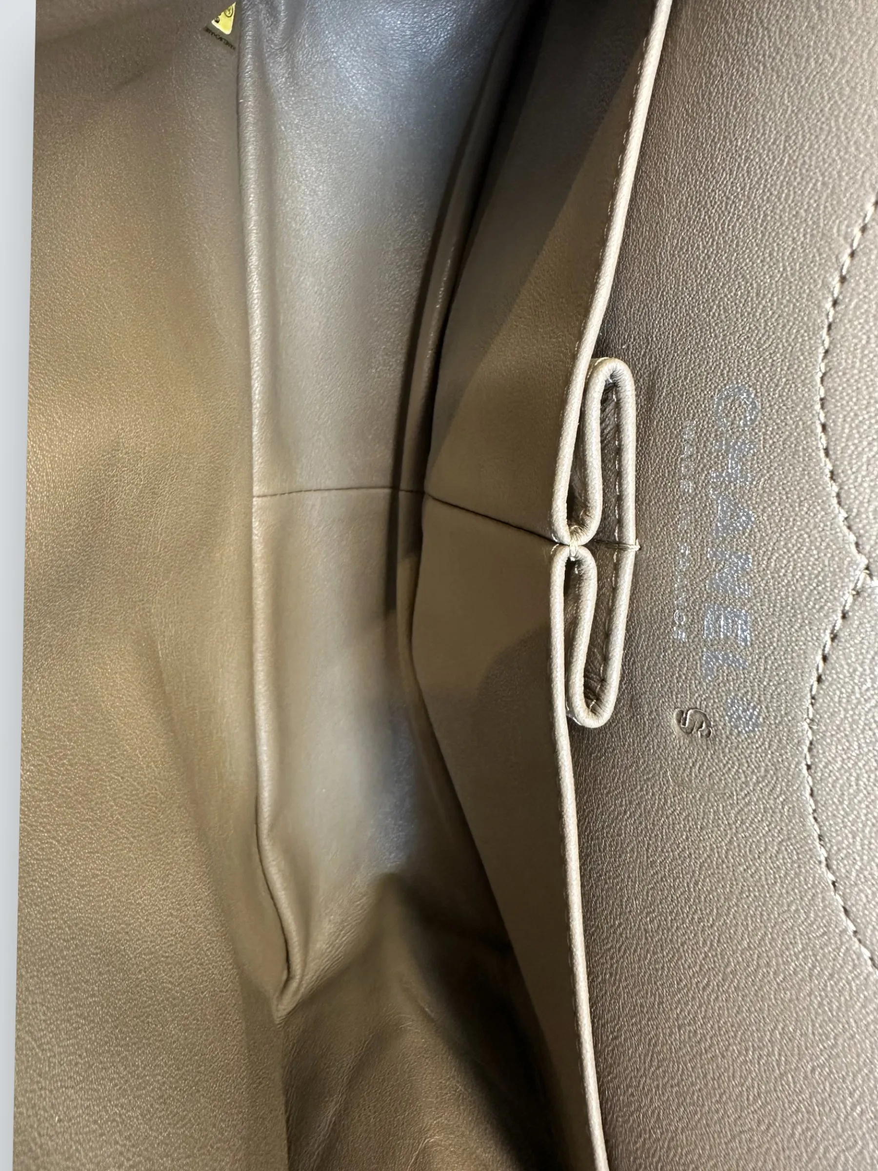 Chanel Khaki Calfskin Leather 2.55 Reissue
