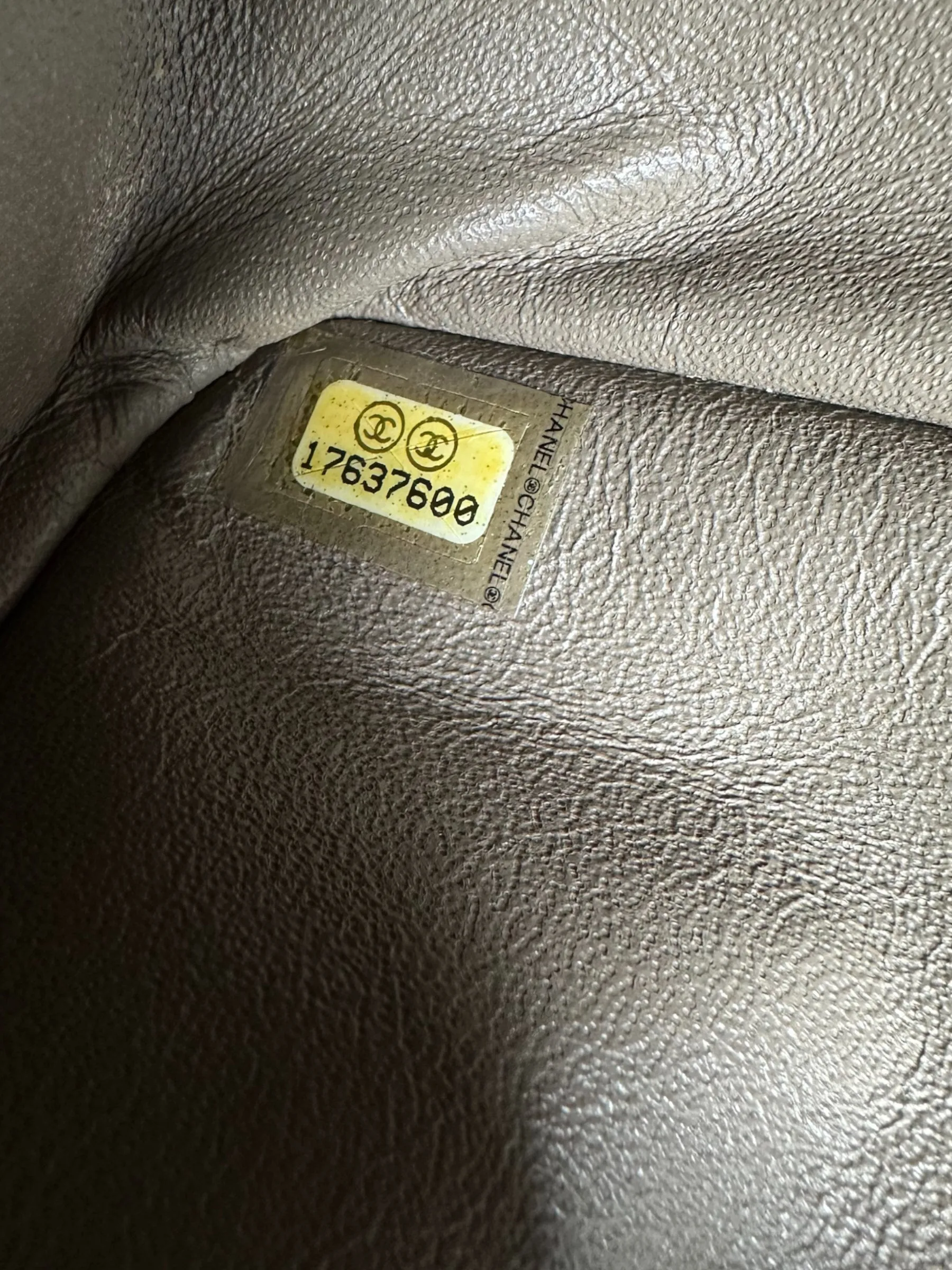 Chanel Khaki Calfskin Leather 2.55 Reissue