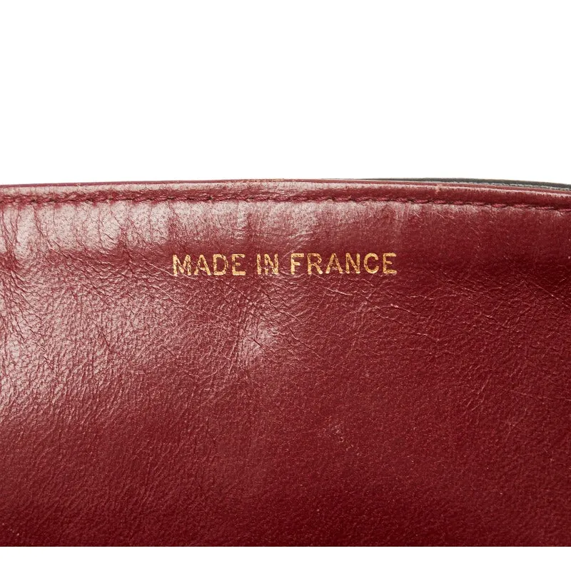 Chanel Medium Classic Matelasse Double Flap Shoulder Bag Leather Shoulder Bag in Good condition