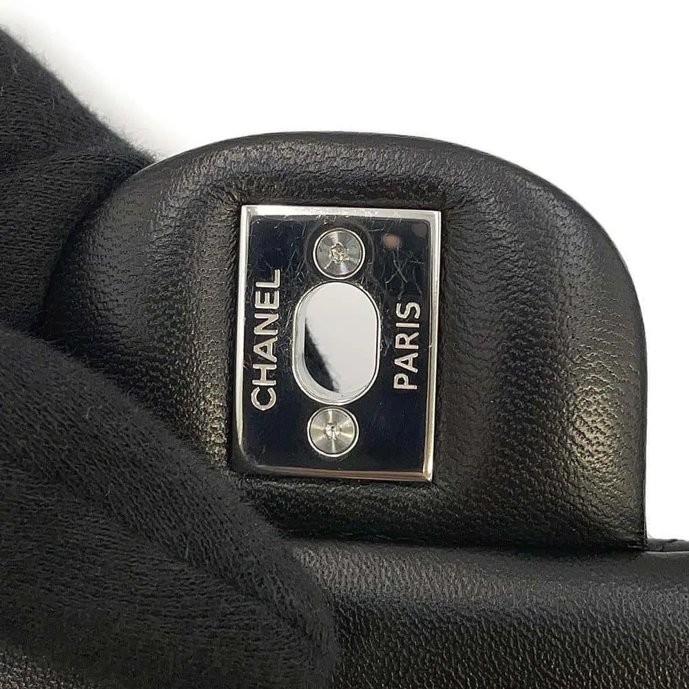 CHANEL Mini Matelasse ChainShoulder Bag Black A69900 Lambskin Size Mini