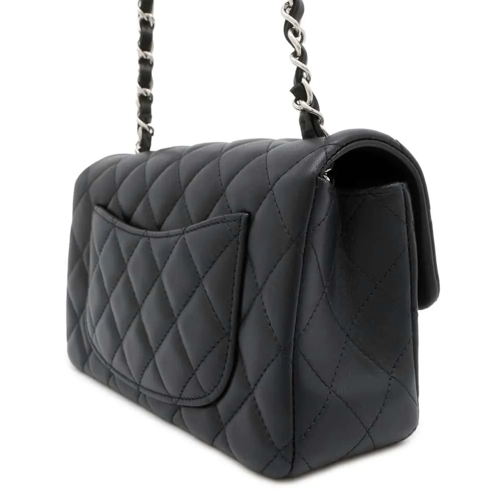 CHANEL Mini Matelasse ChainShoulder Bag Black A69900 Lambskin Size Mini
