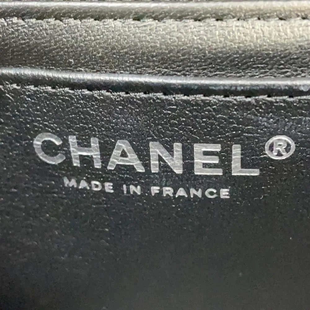 CHANEL Mini Matelasse ChainShoulder Bag Black A69900 Lambskin Size Mini