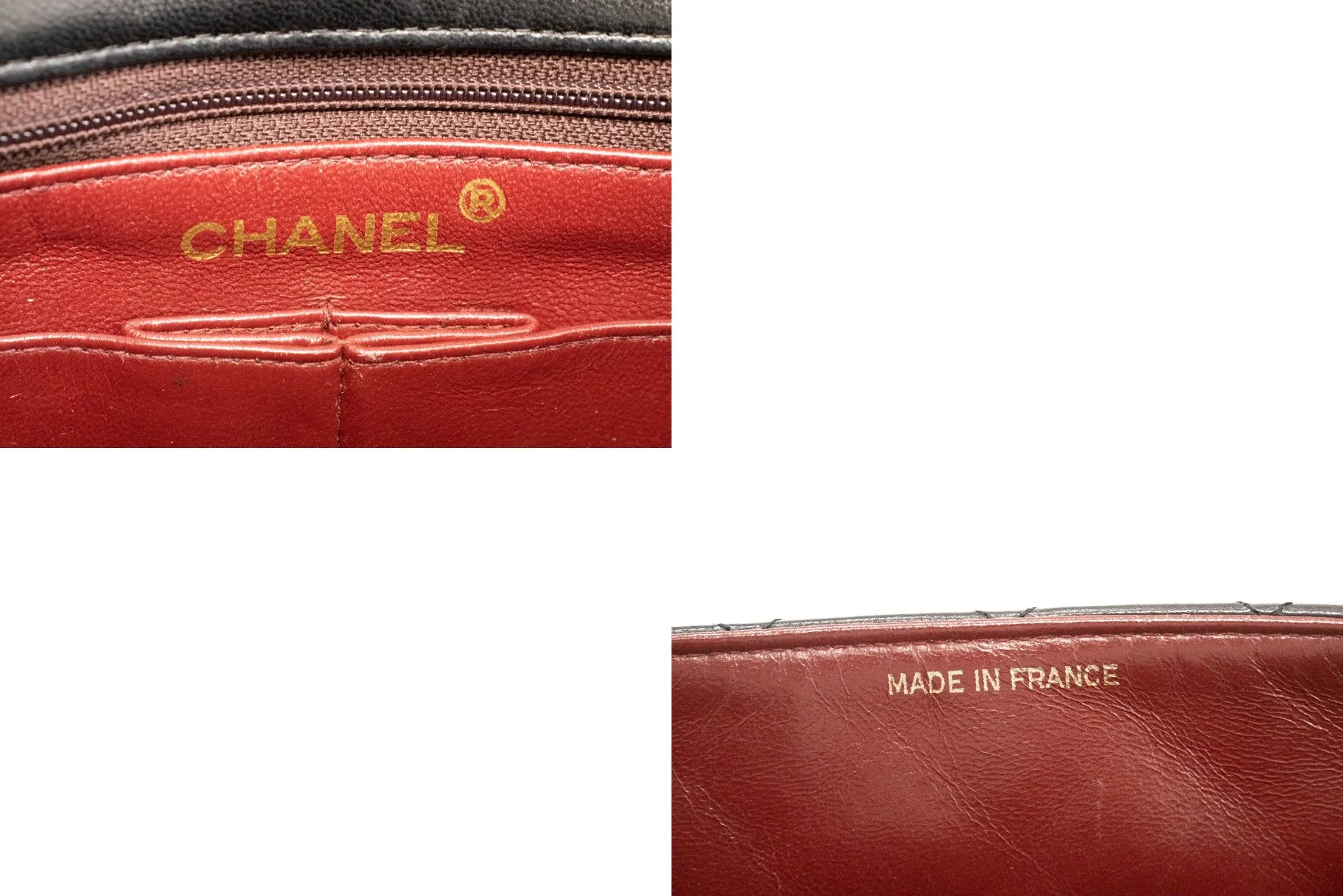 CHANEL Mini Square Small Chain Shoulder Bag Crossbody Black Quilt k44