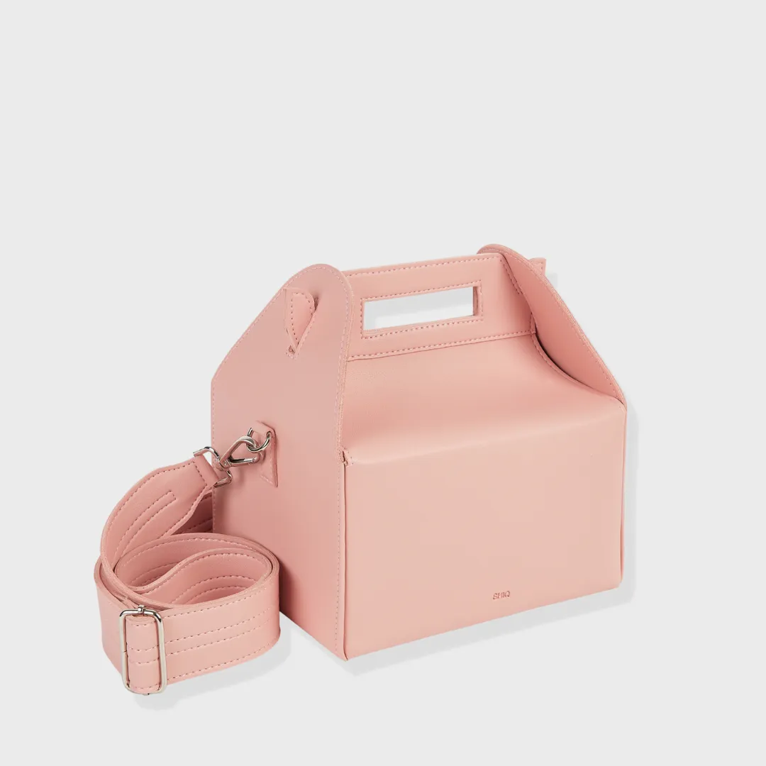 CHELSEA VEGAN LEATHER SLING BAG PINK