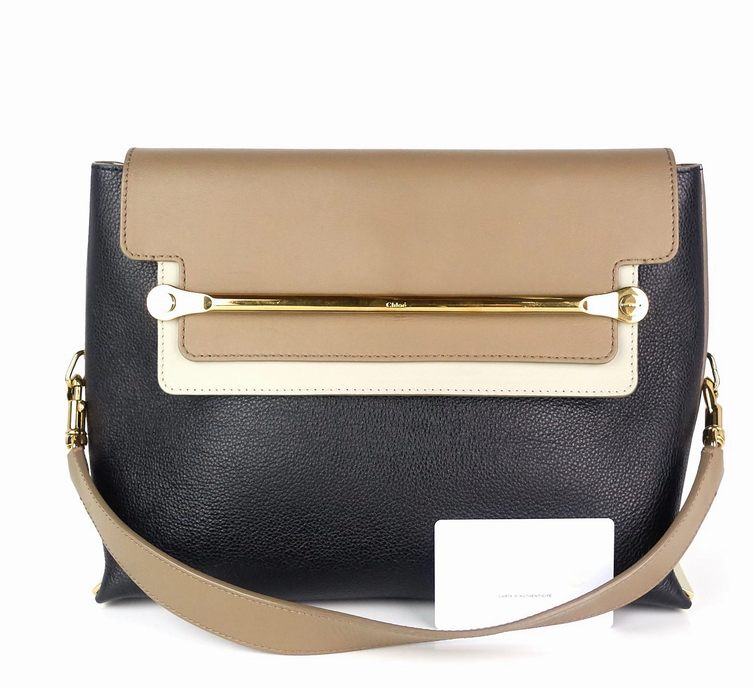 Clare Medium Tricolour Calf Leather Bag