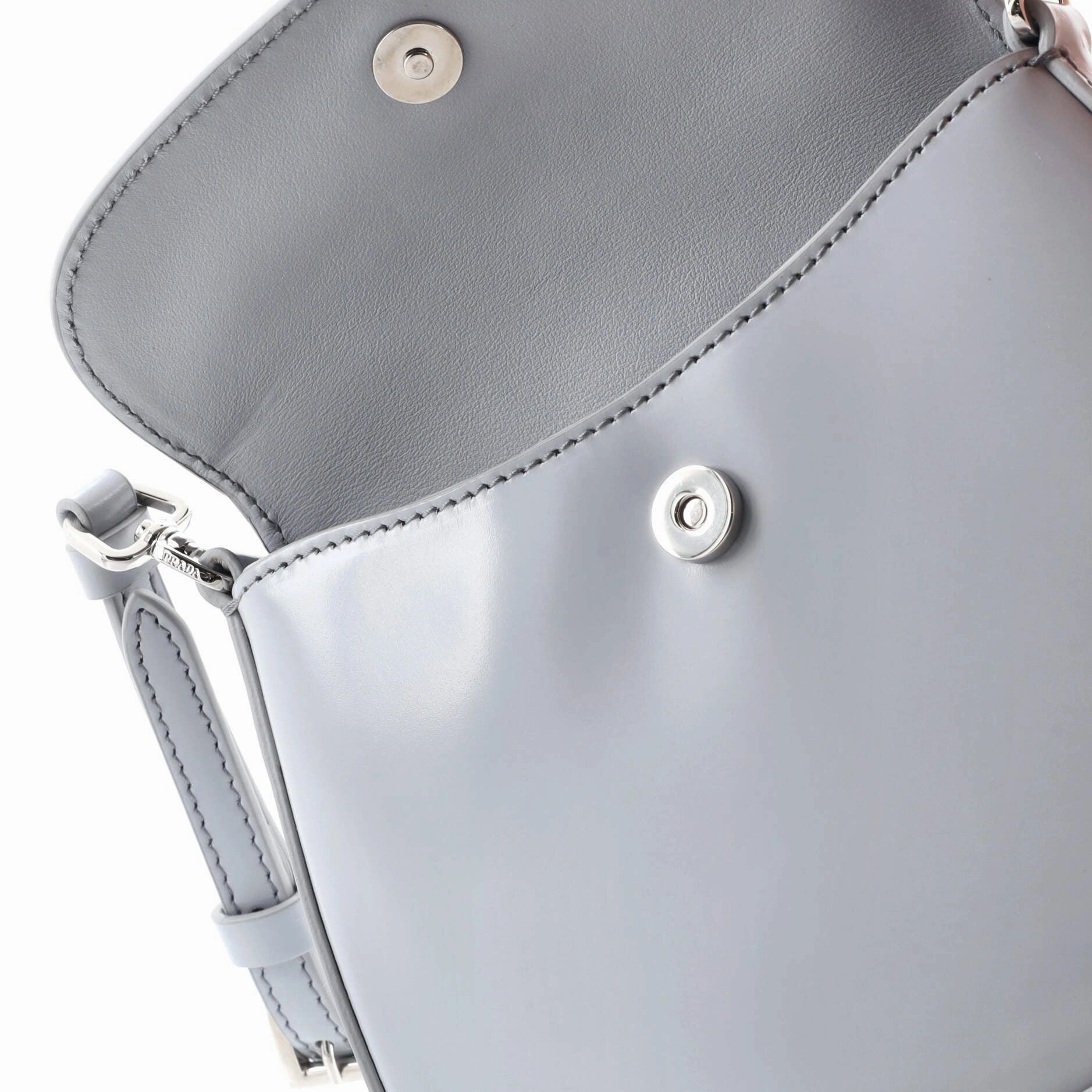 Cleo Flap Shoulder Bag Spazzolato Leather Mini