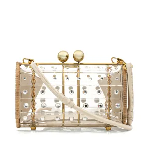 Clutch Strass Gold Crystal
