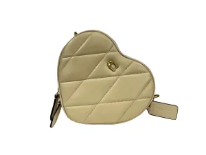 COACH Heart Small Quilted Leather Crossbody Bag Women's Purse