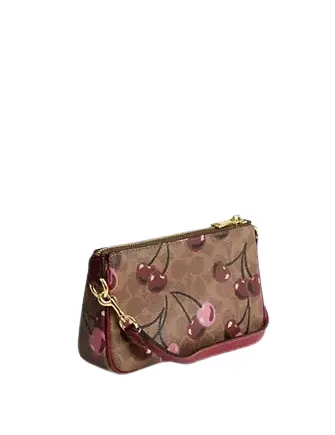 Coach Nolita 19 In Signature Canvas With Cherry Print