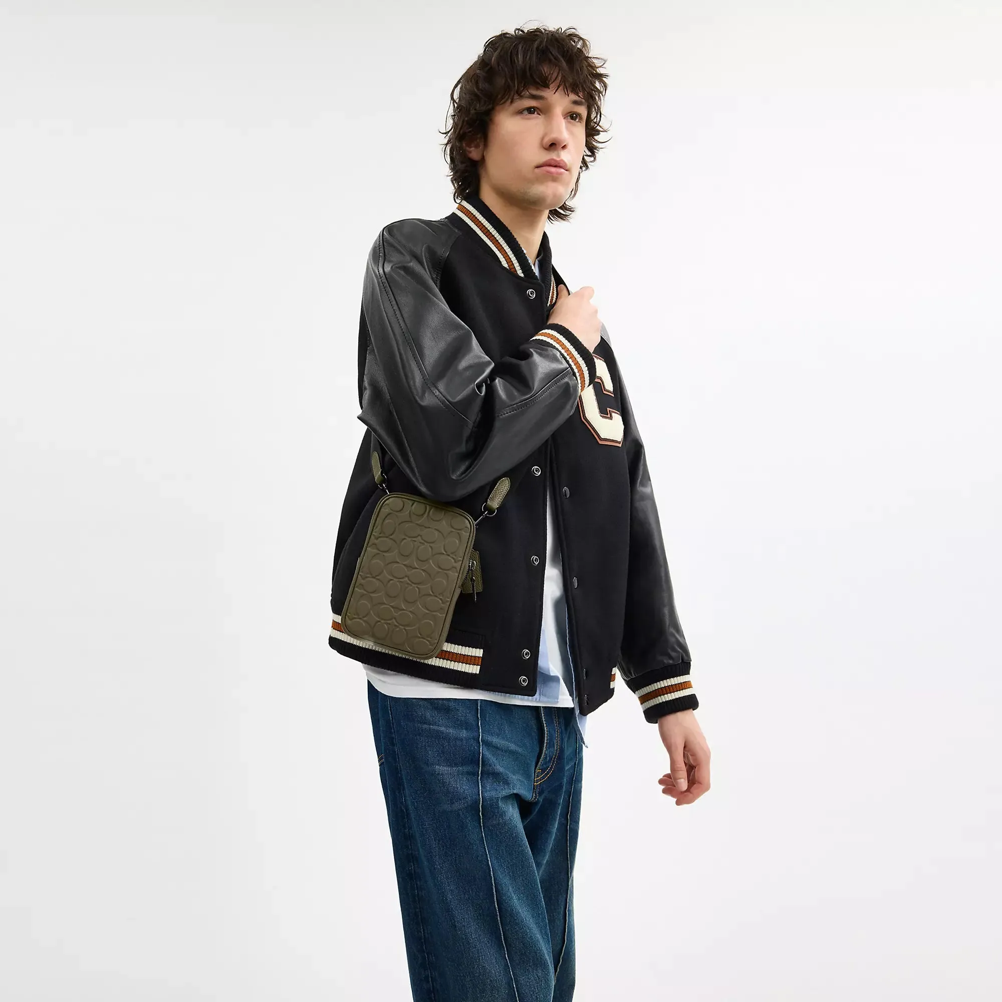 Coach Outlet Aden Crossbody Bag In Signature Leather