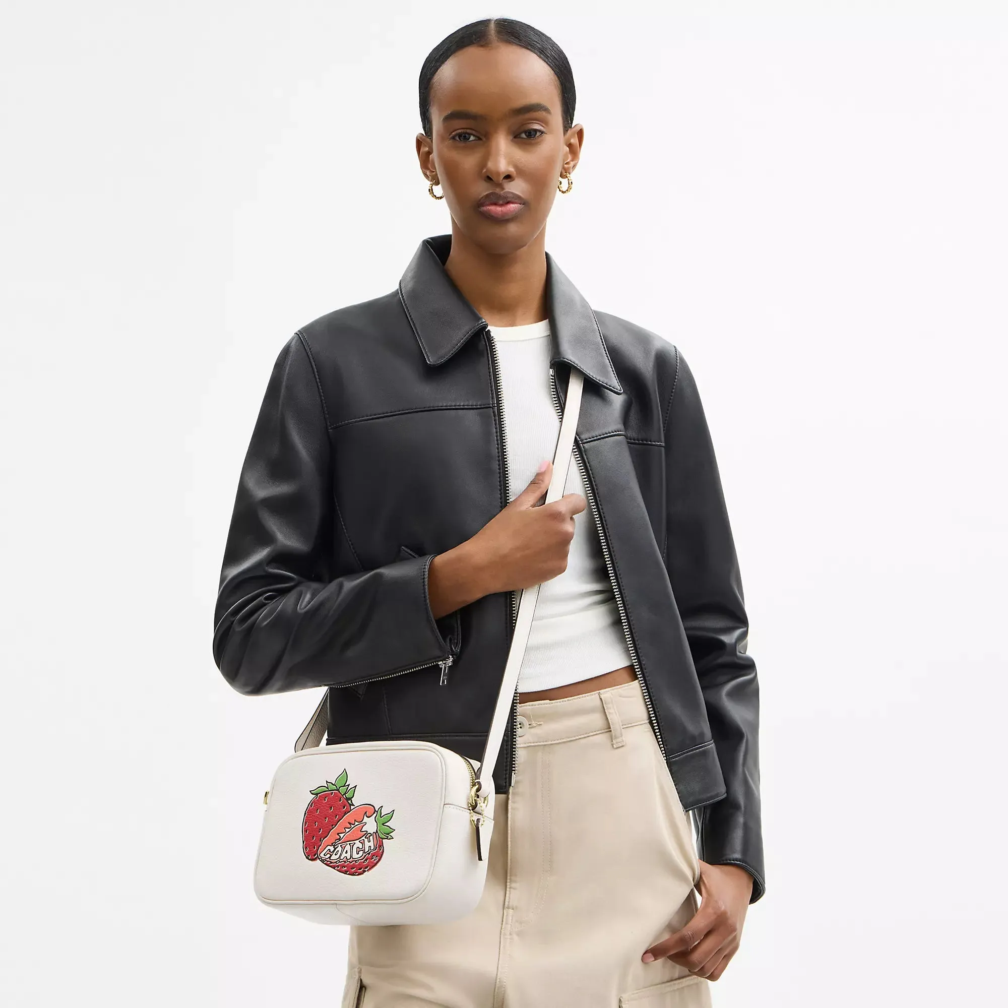 Coach Outlet Jamie Camera Bag With Strawberry Graphic